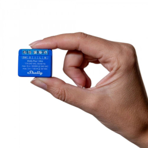 Shelly PLUS 1 MINI egy áramkörös Wi-Fi + Bluetooth okosrelé (ALL-REL-PLUSMINI1)