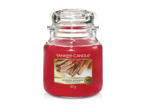 Yankee Candle Sparkling Cinnamon Classic Közepes gyertya (18320 )