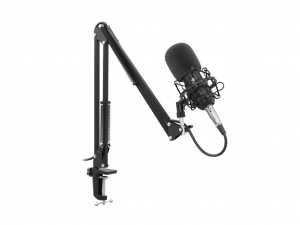 natec Genesis Radium 300 XLR karos mikrofon pop filterrel fekete (NGM-1695)