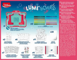 Maped Lumi Board Hableánykreatív készségfejlesztő rajzkészlet (904101)