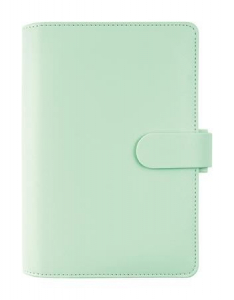 Filofax "Saffiano" gyűrűs kalendárium betétlapokkal personal méret menta (FX-028806/ NFX028806)