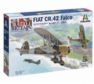 Italeri FIAT CR 42 Falco repülőgép makett  (1437s)