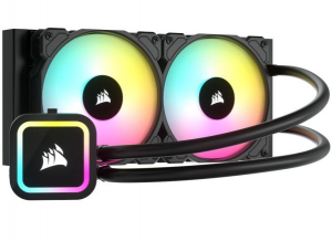 Corsair H100x ELITE 240mm Radiator Liquid CPU hűtő (CW-9060065-WW2)