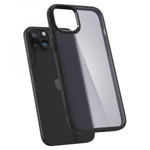 Spigen Ultra Hybrid iPhone 15 tok áttetsző fekete (ACS06797)