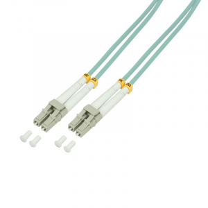 Logilink Fiber duplex patch k&aacute;bel OM3 50/125 LC-LC 20m aqua (FP3LC20)