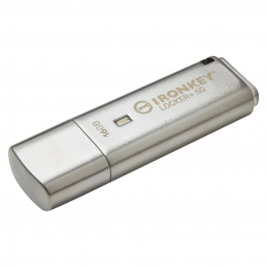 Pen Drive 16GB Kingston Ironkey Locker+ 50 USB 3.2 ezüst (IKLP50/16GB)