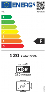 TCL 75P635 75" UHD Smart LED TV