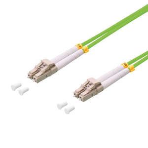 Logilink Fiber duplex patch k&aacute;bel OM5 50/125 LC-LC 10m lime z&ouml;ld (FP5LC10)