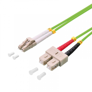 Logilink Fiber duplex patch k&aacute;bel OM5 50/125 LC-SC 15m lime z&ouml;ld (FP5LS15)