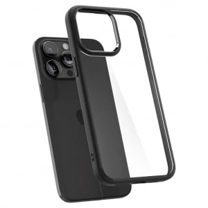 Spigen Ultra Hybrid iPhone 15 Pro Max tok átlátszó-fekete (ACS06570)