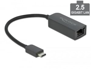 Delock USB-C adapter apa 2,5 Gigabit LAN kompakt (66645)