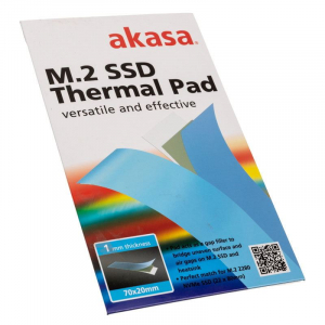 Akasa hővezető lap M.2 ssd-hez 70x20x1mm (AK-TT140-01)