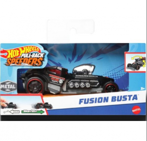 Hot Wheels: Hátrahúzható Gusion Busta kisautó 1:43 (HPR83)