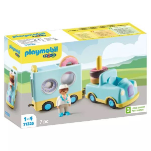 Playmobil 1.2.3: Fánkos autó rakodó és válogató funkcióval (71325)