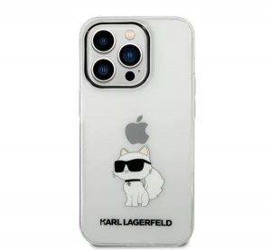 Karl Lagerfeld IML Choupette NFT Apple iPhone 14 Pro Max hátlap tok átlátszó (KLHCP14XHNCHTCT)