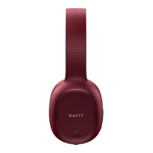 Havit H2590BT PRO bluetooth fejhallgató bordó