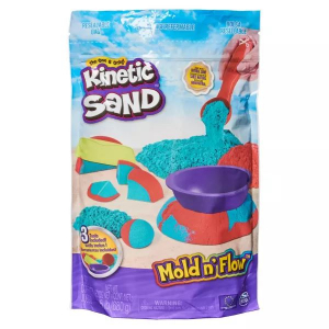 Spin Master Kinetic Sand: Mold N' Flow játékszett formázóeszközökkel (225663/6067819)