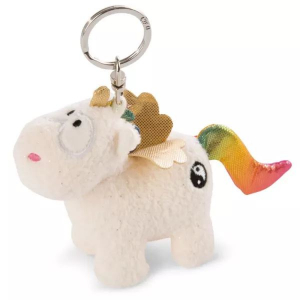 Nici: Rainbow Yang unikornis plüss kulcstartó - 10 cm (224589/47371)