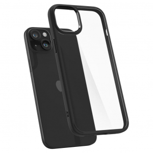 Spigen Ultra Hybrid iPhone 15 tok átlátszó-fekete (ACS06799)