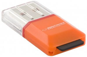 Esperanza EA134O USB 2.0 kártyaolvasó naranssárga