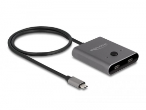 Delock USB 10 Gbps USB Type-C  kapcsoló 2 az 1-ben Kétirányú 8K (11500)