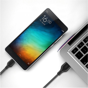 XO NB103 kábel 3in1 lightning - micro USB - USB-C fekete 2,1A 1m