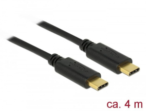 Delock USB-C 2.0 -> USB-C 4m kábel (83868)