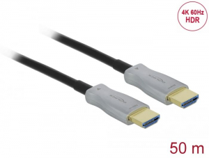Delock Akt&iacute;v optikai k&aacute;bel HDMI 4K, 60Hz 50m (84133)