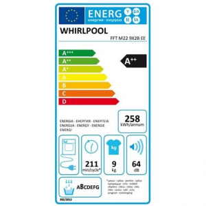 Whirlpool FFT M22 9X2B EE szárítógép
