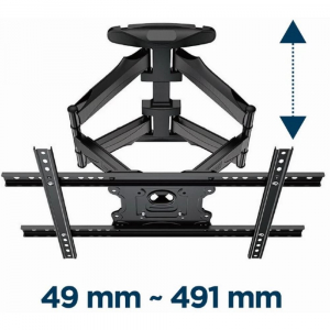 Gembird WM-75ST-01 TV tartó fali konzol 32-75"