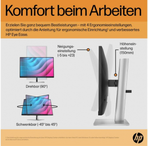 23" HP E24 G5 LCD monitor (6N6E9AA#ABB)