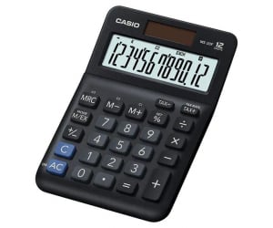 Casio MS-20F asztali számológép fekete