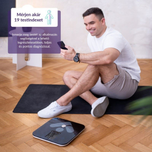 TrueLife FitScale W7 BT okosmérleg fekete (TLFSW7BTB)