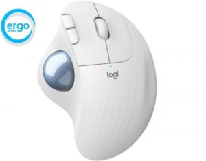 Logitech ERGO M575 vezeték nélküli hanyattegér üzleti használatra fehér (910-006438)