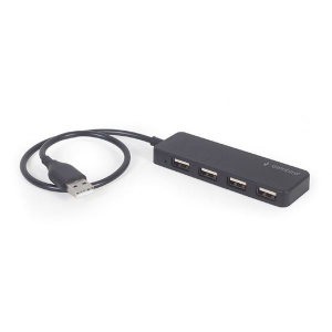 Gembird USB 2.0 HUB 4 portos fekete (UHB-U2P4-06)