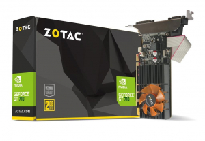 Zotac GeForce GT 710 2GB DDR3 videókártya (ZT-71310-10L)