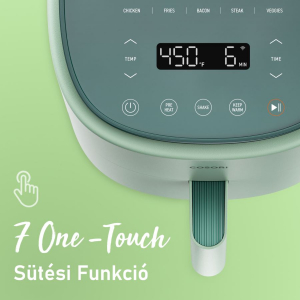 Cosori Lite forrólevegős sütő zöld (CAF-LI401S-GEUR)
