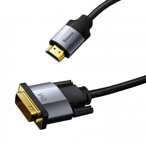 Baseus HDMI-DVI kábel 4k 1m fekete (CAKSX-F0G)