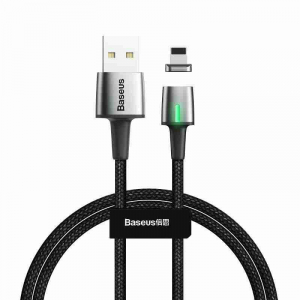 Baseus mágneses USB-A - Lightning kábel 1m fekete (CALXC-A01)