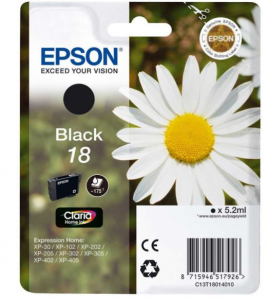 Epson T1801 fekete tintapatron 5,2ml (C13T18014012)