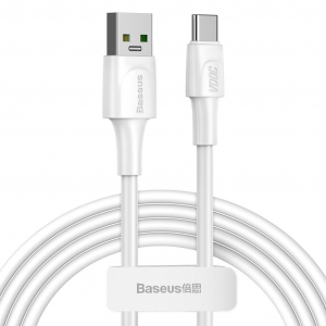 Baseus USB-A - USB-C töltőkábel 5A 2m fehér (CATSW-G02)