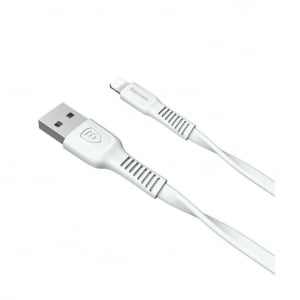 Baseus Tough USB-A - Lightning lapos kábel 1m fehér (CALZY-B02)