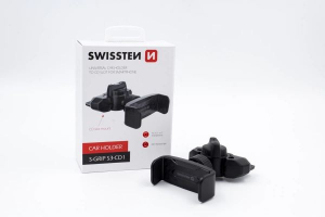 SWISSTEN S3-CD1 telefontartó CD nyilásba 55-85mm (3065010507)