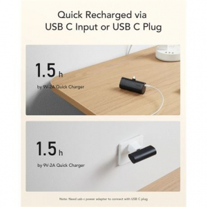 VegerPower V0556 Power Bank fekete