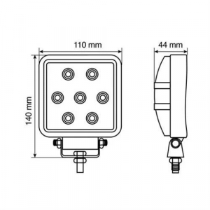 Homasita WL-3 munkalámpa 7 LED 21W 10-30V (0172310)