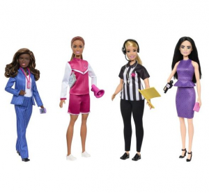 Mattel Barbie Sport karrierbabák 4 db-os szett (HKT80)