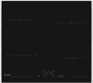 Sharp KH-6V08FT0K-EU kerámia főzőlap fekete