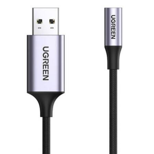UGREEN CM477 USB-A - 3.5mm mini Jack audioadapter sz&uuml;rke (30757)