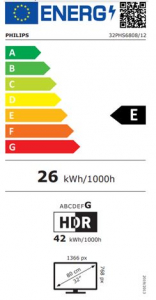 Philips 32PHS6808/12 32" HD LED Smart TV