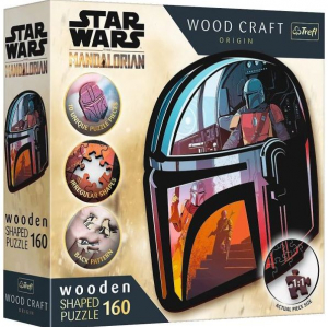 Trefl Puzzle Wood Craft: Star Wars, A Mandalóri - 160 darabos puzzle fából (20186)